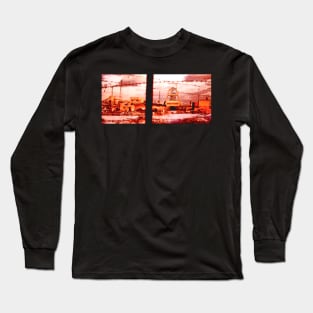 bates pit red snow Long Sleeve T-Shirt